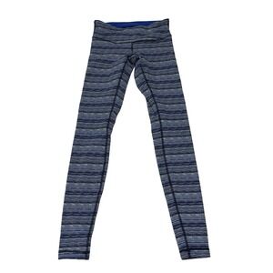 Lululemon Wunder Under Pant Leggings in Sapphire Blue Size 6 - 26 x 31
